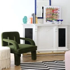 Mason Accent Chair In Green Velvet 13 Mason Accent Chair In Green Velvet -Furniture & Decoration Shop Mason Accent Chair in Green Velvet.09