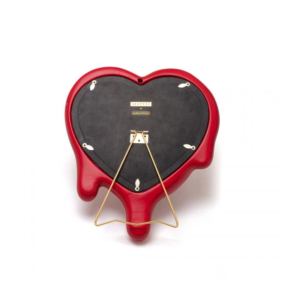 Melted Heart Mirror Frame - Red By Seletti 6 Melted Heart Mirror Frame - Red By Seletti - Image 4