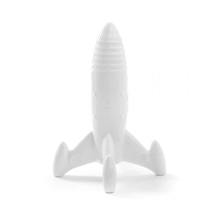 White Porcelain Spaceship By Seletti 3 White Porcelain Spaceship By Seletti