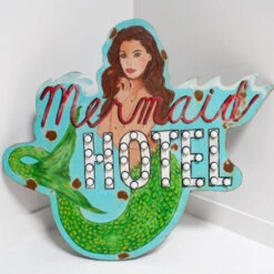 Mermaid Hotel Sign 8 Mermaid Hotel Sign -Furniture & Decoration Shop Mermaid 20Hotel 20Sign.04