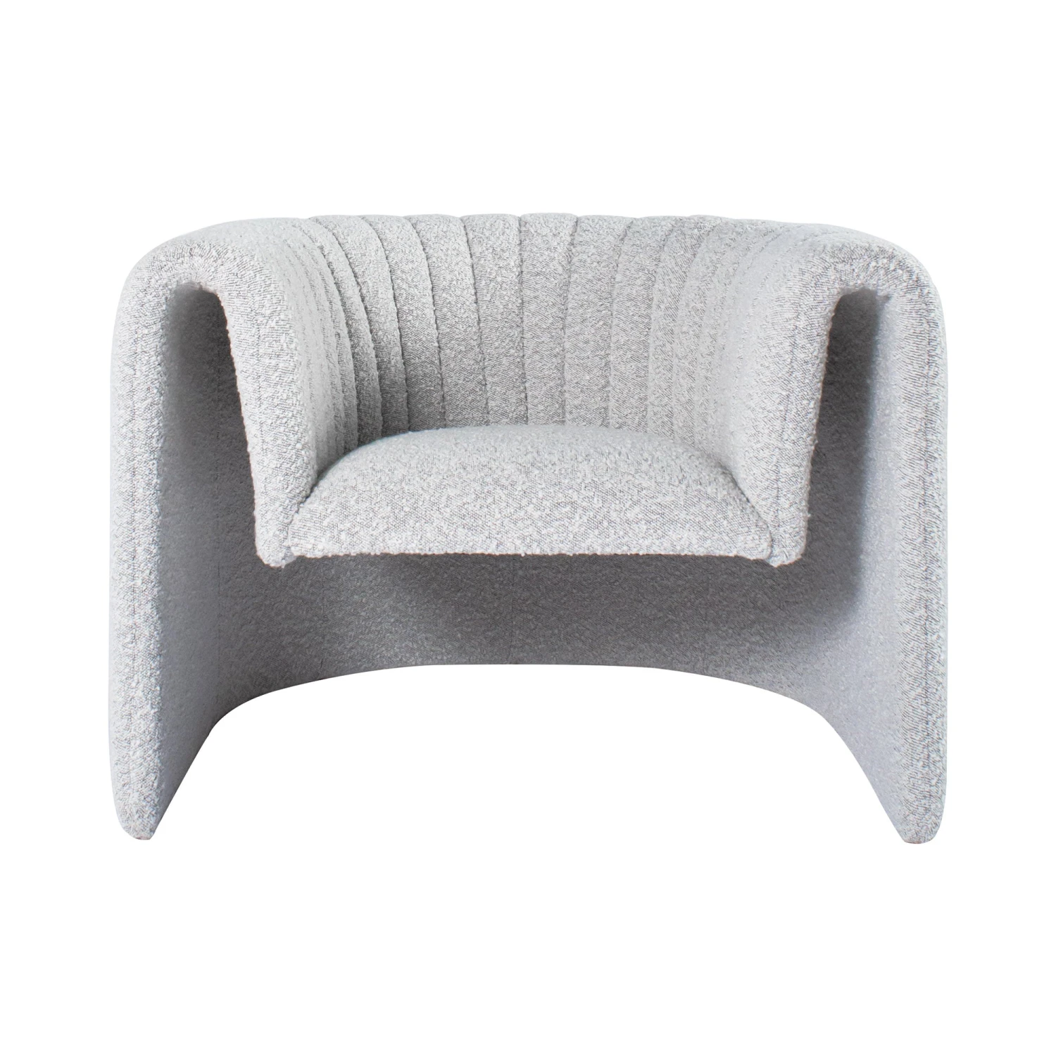 Miles Chair In Grey Boucle 6 Miles Chair In Grey Boucle - Image 4