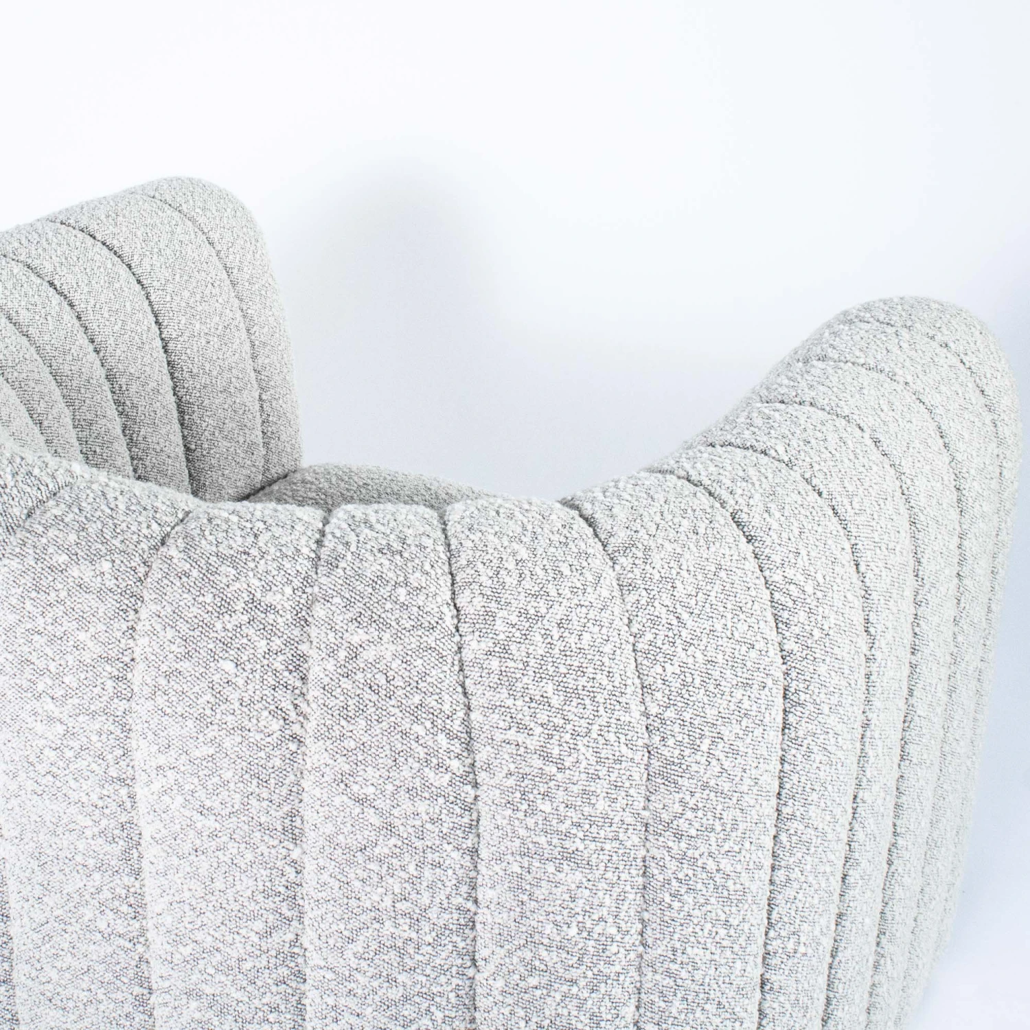 Miles Chair In Grey Boucle 8 Miles Chair In Grey Boucle - Image 6