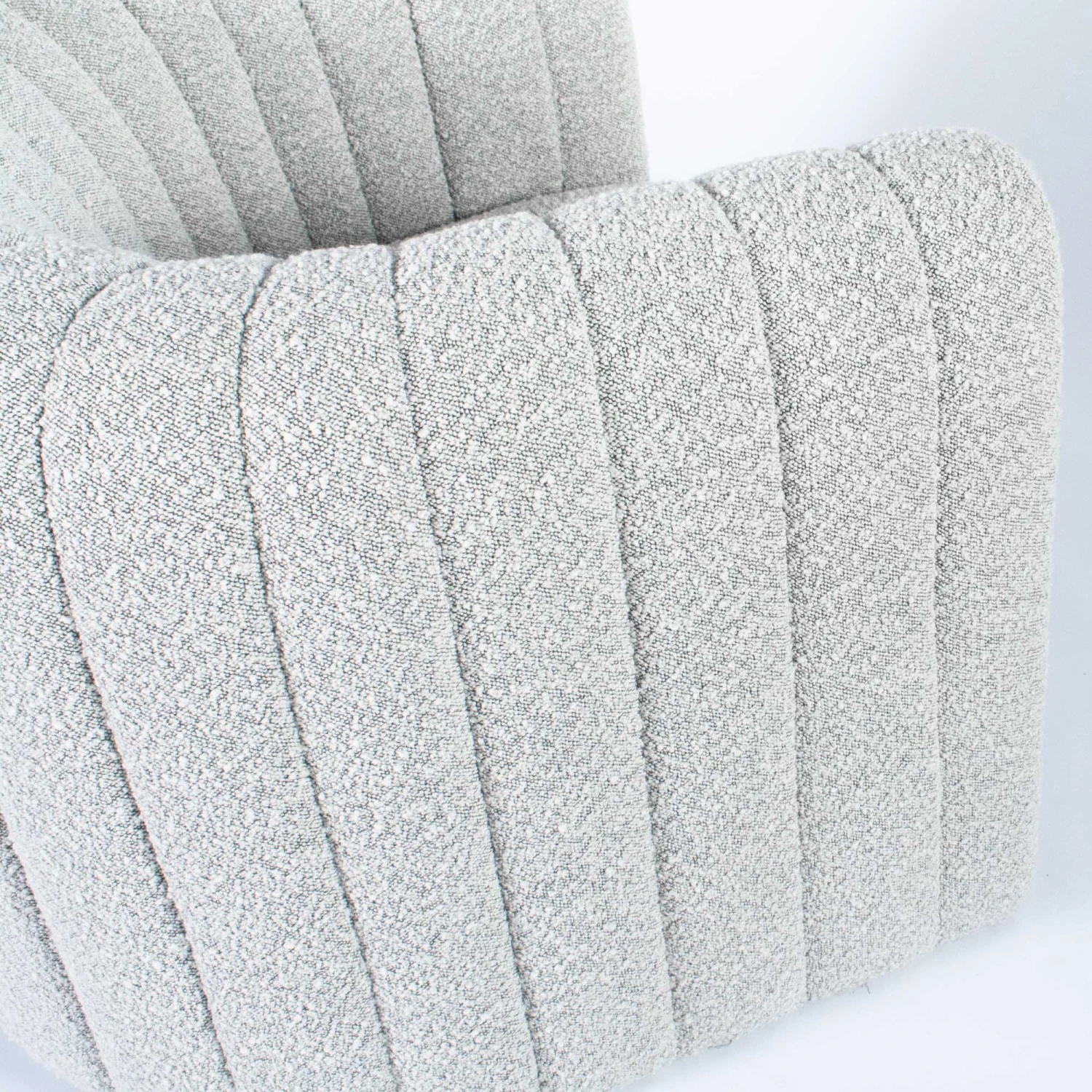 Miles Chair In Grey Boucle 9 Miles Chair In Grey Boucle - Image 7