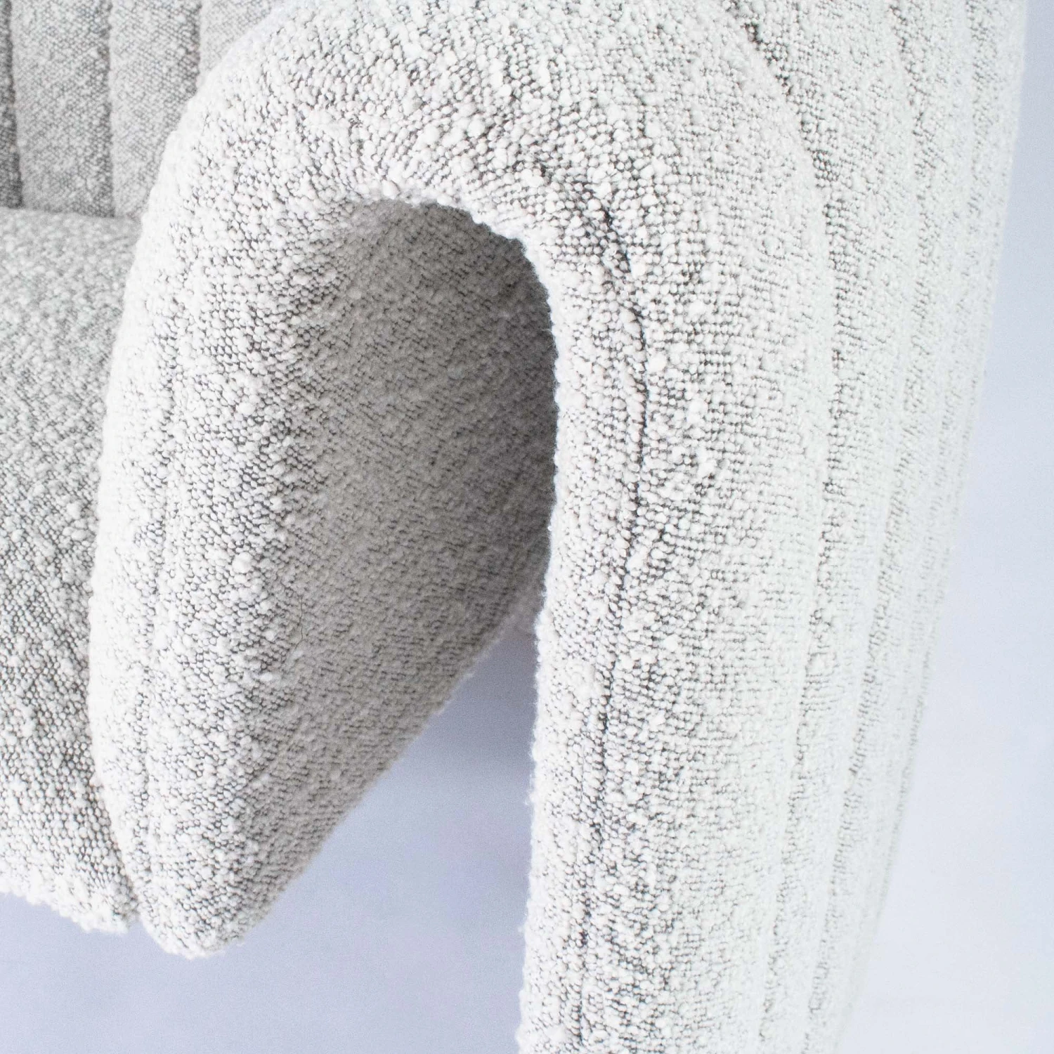 Miles Chair In Grey Boucle 11 Miles Chair In Grey Boucle - Image 9