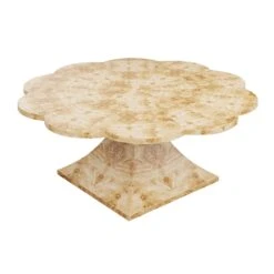Custom Mirabell Dining Table 22 Custom Mirabell Dining Table -Furniture & Decoration Shop MirabellDiningTableinGoldenPecanMappaBurl.03