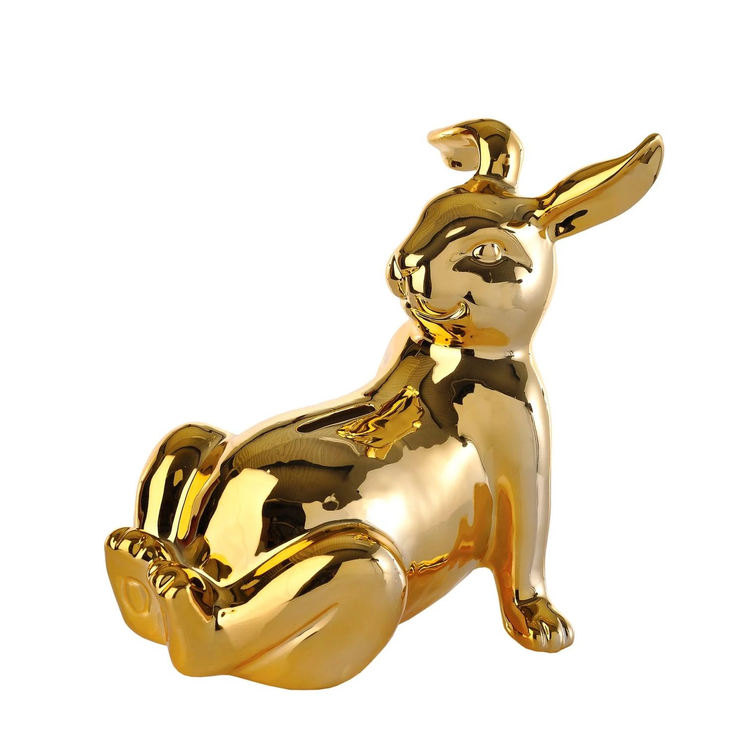 Moneybox Bunny Belly Gold 3 Moneybox Bunny Belly Gold