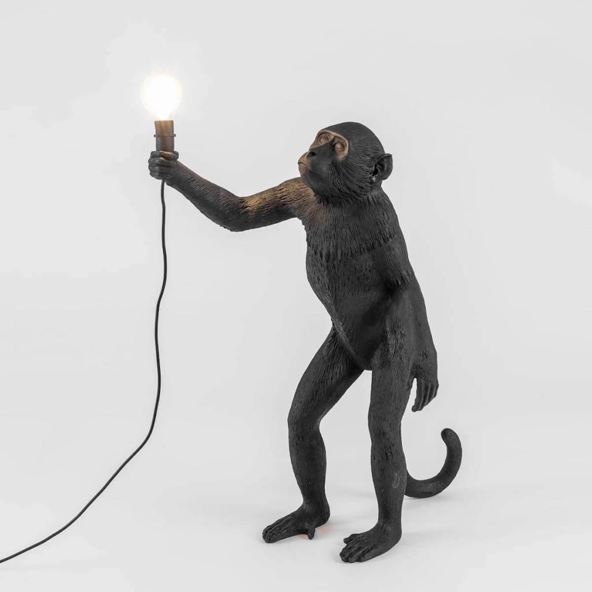 Monkey Lamp - Standing Black By Seletti 4 Monkey Lamp - Standing Black By Seletti - Image 2