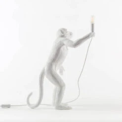 Monkey Lamp - Standing White By Seletti 8 Monkey Lamp - Standing White By Seletti -Furniture & Decoration Shop MonkeyLamp StandingWhiteBySeletti.02