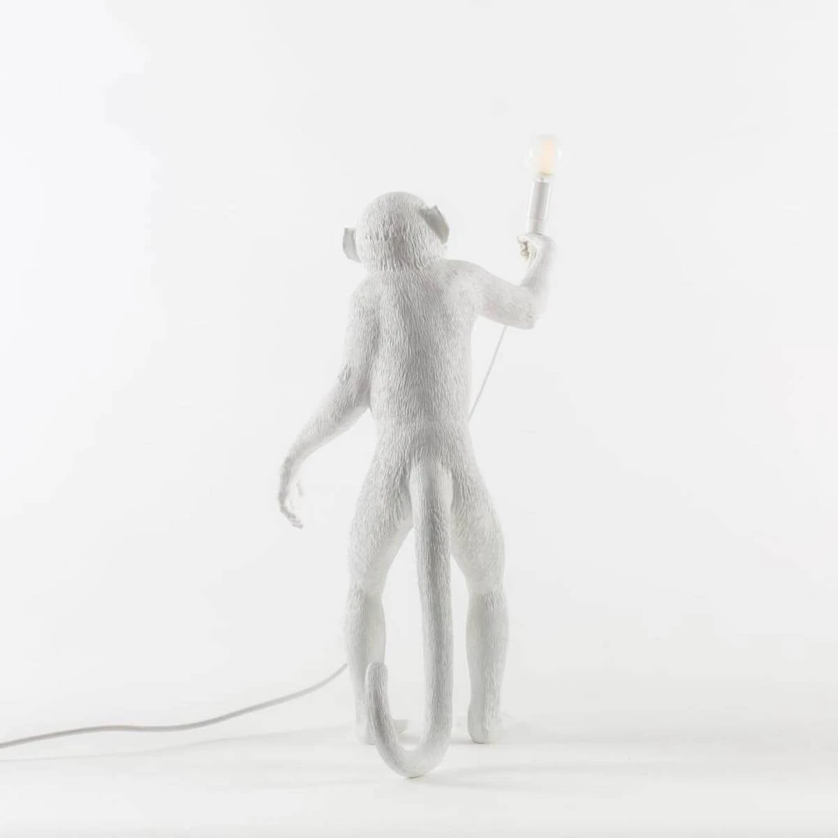 Monkey Lamp - Standing White By Seletti 6 Monkey Lamp - Standing White By Seletti - Image 4