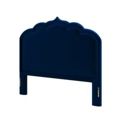 Custom Novi Headboard -Furniture & Decoration Shop NoviHeadboardinAdelaNavyVelvet.02