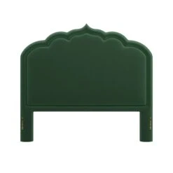 Custom Novi Headboard -Furniture & Decoration Shop NoviHeadboardinEvelynEmeraldVelvet.01