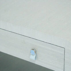 Old Flame Bedside Chest -Furniture & Decoration Shop OldFlameBedsideChest BlueLeatherHardware.03