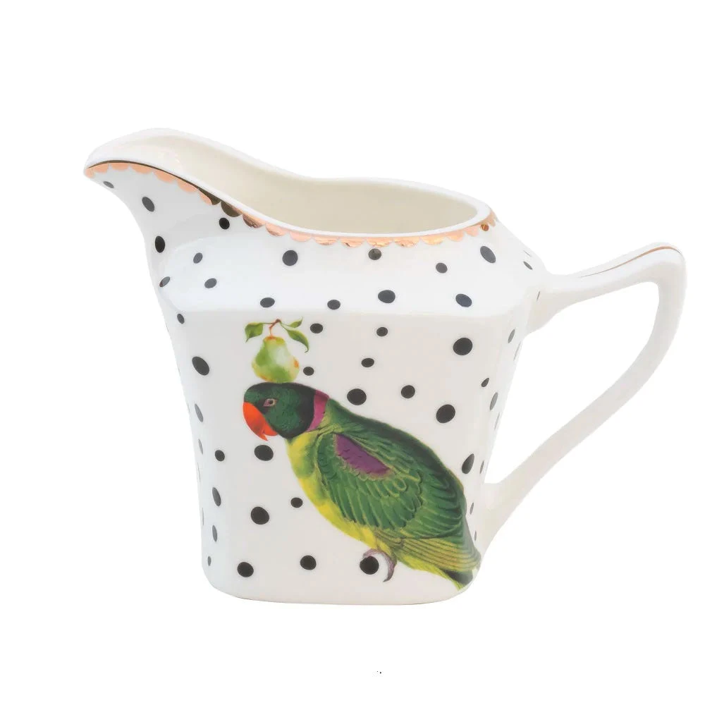 Parrot Polka Dot Jug 3 Parrot Polka Dot Jug