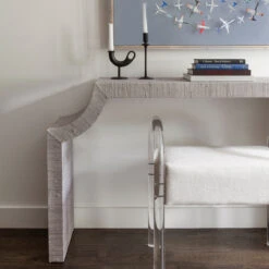 Custom Pasha Console Table -Furniture & Decoration Shop PashaConsoleTableMatrix.CatherineGrasscloth.03 c5e45847 59bf 46b8 8940 8af7e54ec930