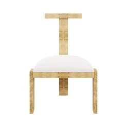 Custom Percival Chair -Furniture & Decoration Shop PercivalChair.NaturalMappaBurl.01