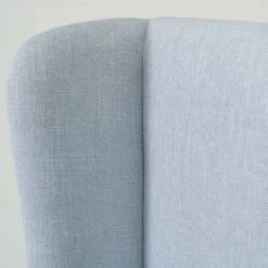 Percy Swivel Chair In Light Blue Linen -Furniture & Decoration Shop PercySwivelChairinLightBlueLinen.04