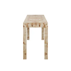 Custom Pierson Console Table -Furniture & Decoration Shop PiersonConsoleTableMatrix.NaturalMappaBurl.03