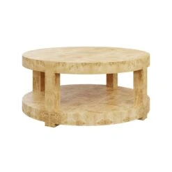 Custom Ponder Coffee Table -Furniture & Decoration Shop PonderCoffeeTableinNaturalMappaBurl.02