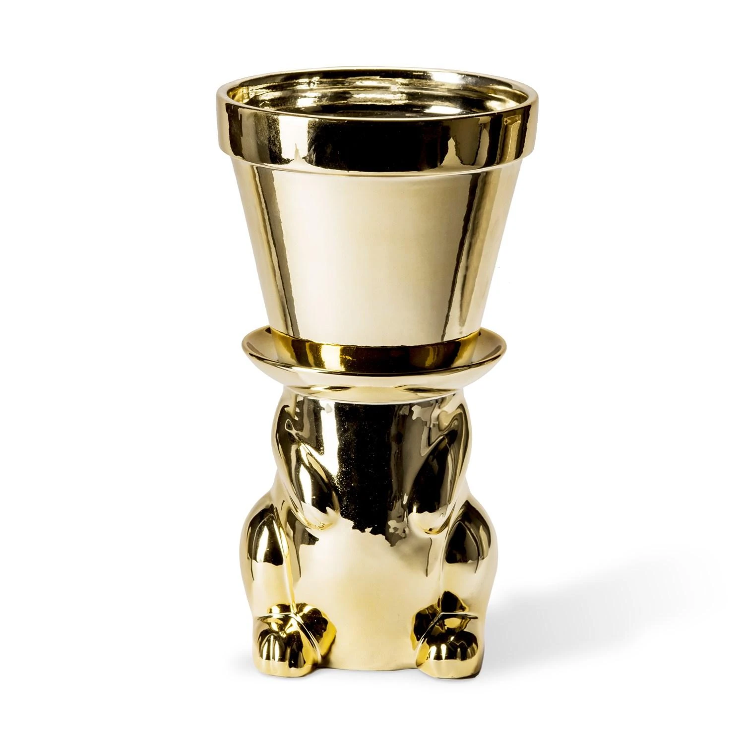 Pothead Vase Gold 3 Pothead Vase Gold