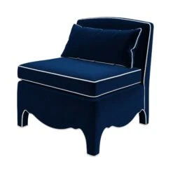 Custom Prima Donna Chair 17 Custom Prima Donna Chair -Furniture & Decoration Shop PrimaDonnaChair.AdelaNavyVelvet.01