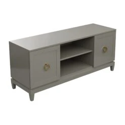 Queen Credenza -Furniture & Decoration Shop QueenCredenzaMatrix.CessnaGrey.03