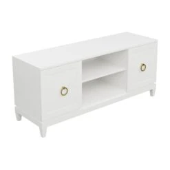 Queen Credenza -Furniture & Decoration Shop QueenCredenzaMatrix.CirrusWhite.03