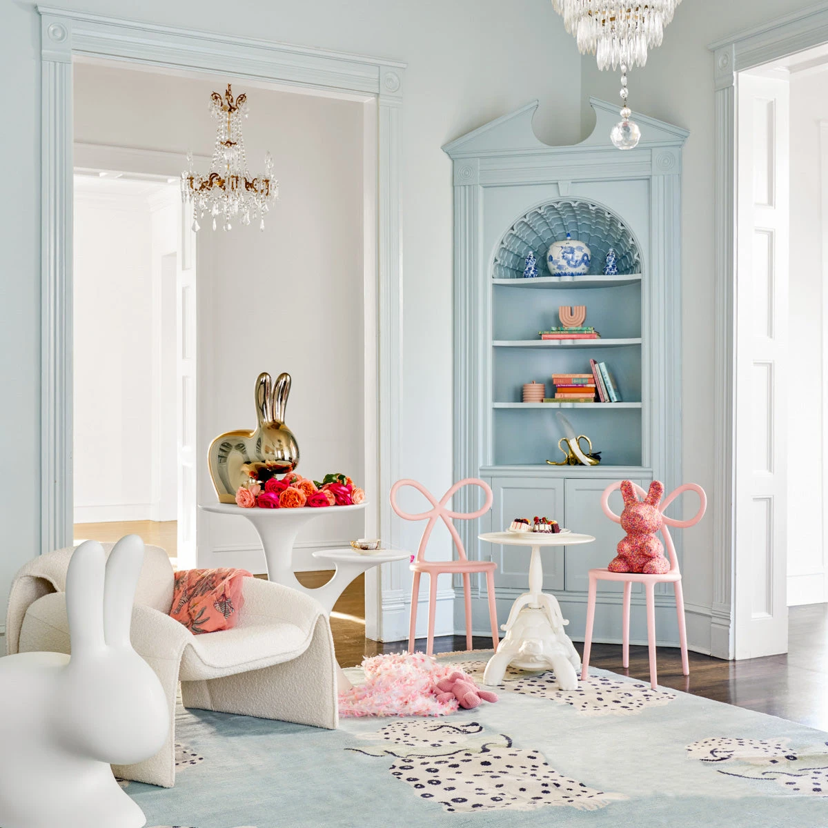 Rabbit Chair Baby - Gold Finish 4 Rabbit Chair Baby - Gold Finish - Image 2