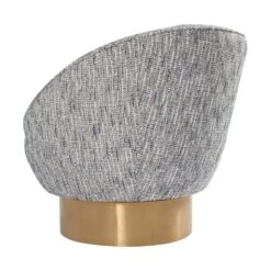 Rainmaker Swivel Chair In Stone Blue - Left -Furniture & Decoration Shop RainmakerSwivelChairInStoneBlue Left.03