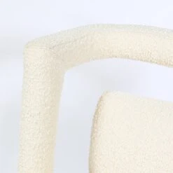 Revelry Dining Chair In Ivory Boucle -Furniture & Decoration Shop RevelryDiningChairinIvoryBoucle.05