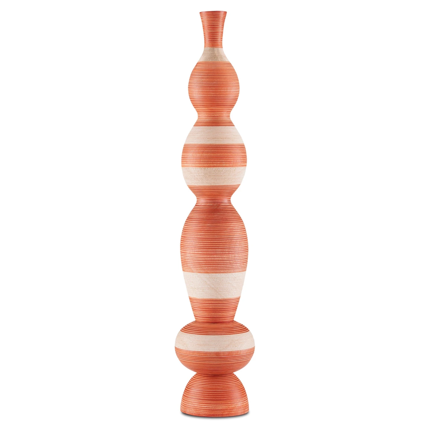 Ringling Large Orange Vase 3 Ringling Large Orange Vase