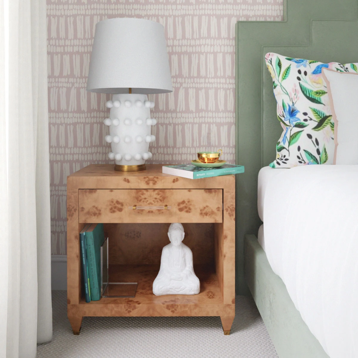 Tassels Wallpaper - Dusty Rose 4 Tassels Wallpaper - Dusty Rose - Image 2