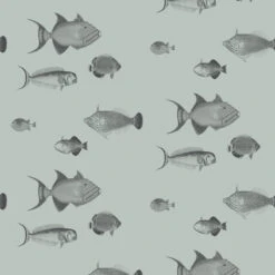 School's Out Wallpaper - Moss