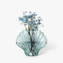 Seashell Vase - Blue -Furniture & Decoration Shop Seashell Vase Blue.02
