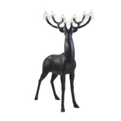 Sherwood Deer Lamp - Black -Furniture & Decoration Shop SherwoodDeerLamp Black.03