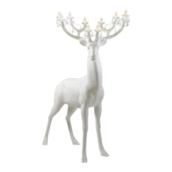 Sherwood Deer Lamp - White -Furniture & Decoration Shop SherwoodDeerLamp White.03