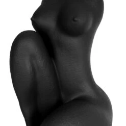 Sitting Lady Plant Pot - Black -Furniture & Decoration Shop SittingLadyPlantPot Black.05