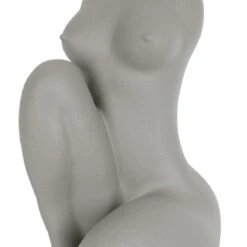 Sitting Lady Plant Pot - Warm Grey -Furniture & Decoration Shop SittingLadyPlantPot WarmGrey.05