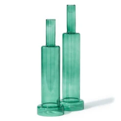 Skyscraper Green Candle Holder - Set Of 2 10 Skyscraper Green Candle Holder - Set Of 2 -Furniture & Decoration Shop SkyscraperGreenCandleHolder Setof2.02