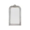Small Grey Wash Mirror With Decorative Wreath Top 2 Small Grey Wash Mirror With Decorative Wreath Top -Furniture & Decoration Shop SmallGreyWashMirrorwithDecorativeWreathTop.01