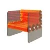 Smokey Orange Acrylic Armchair 1 Smokey Orange Acrylic Armchair -Furniture & Decoration Shop SmokeyOrangeAcrylicArmchair.01
