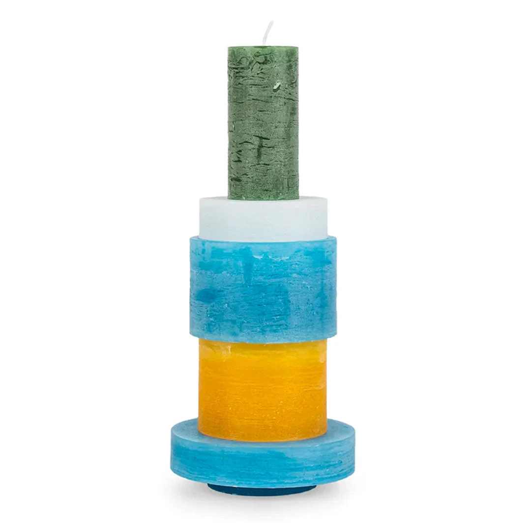 Stan Editions Candle - Stack 03 - Yellow/Blue 3 Stan Editions Candle - Stack 03 - Yellow/Blue
