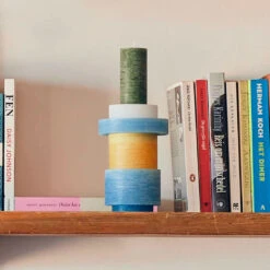 Stan Editions Candle - Stack 03 - Yellow/Blue 7 Stan Editions Candle - Stack 03 - Yellow/Blue -Furniture & Decoration Shop Stan Editions Candle Stack 03 Yellow Blue.03