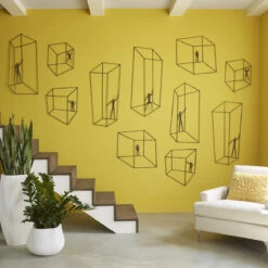 Perspective Wall Art Rectangular - Sitting -Furniture & Decoration Shop TH97097.03