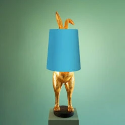 Table Lamp - Hiding Bunny In Turquoise -Furniture & Decoration Shop TableLamp HidingBunnyinTurquoise.02