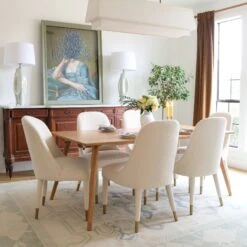 Tavish Dining Chair In Ivory Boucle 17 Tavish Dining Chair In Ivory Boucle -Furniture & Decoration Shop Tavish Dining Chair.04