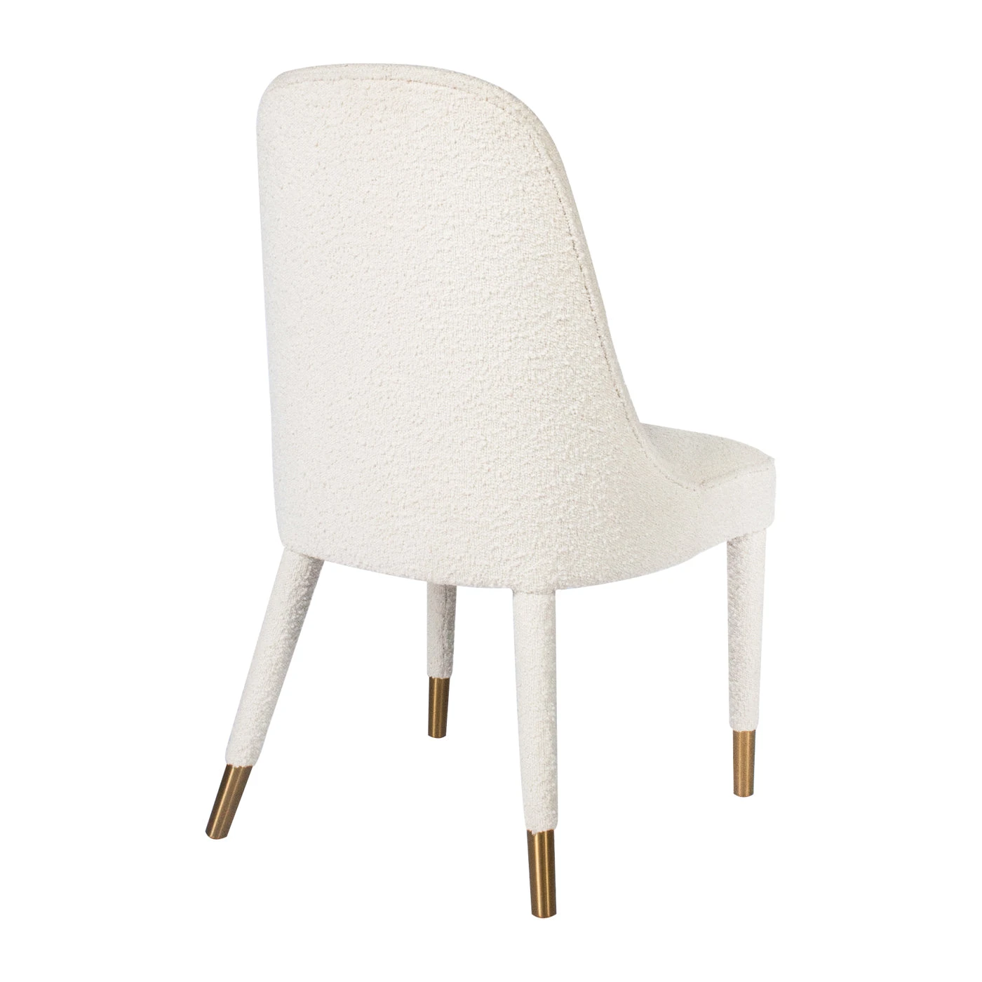 Tavish Dining Chair In Ivory Boucle 6 Tavish Dining Chair In Ivory Boucle - Image 4
