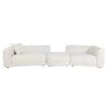 The Straight Talker Sectional In Ivory Boucle -Furniture & Decoration Shop TheSraightTalkerSectional.01