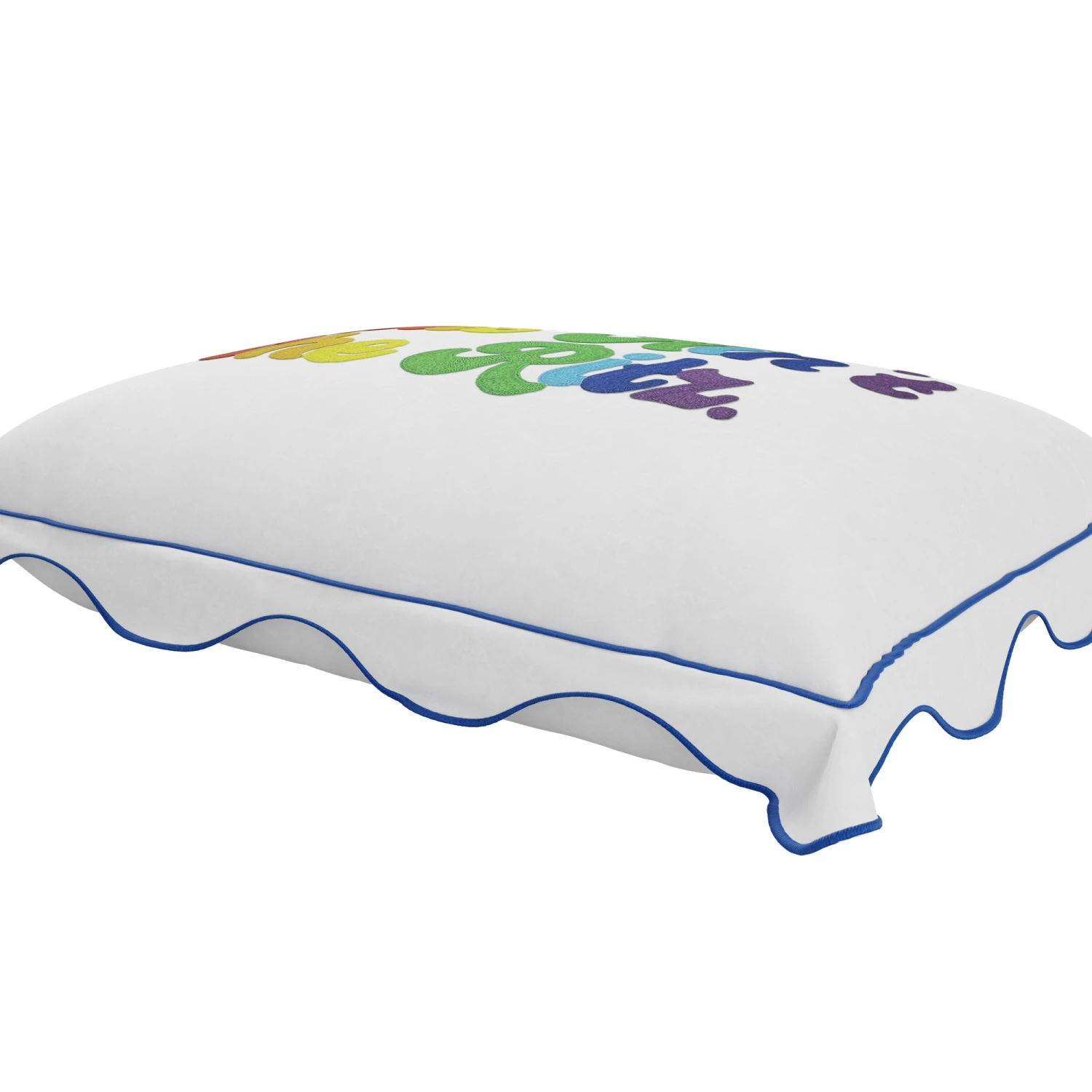 This Ain’t The Ritz Pillow Cover - Rainbow 7 This Ain’t The Ritz Pillow Cover - Rainbow - Image 5