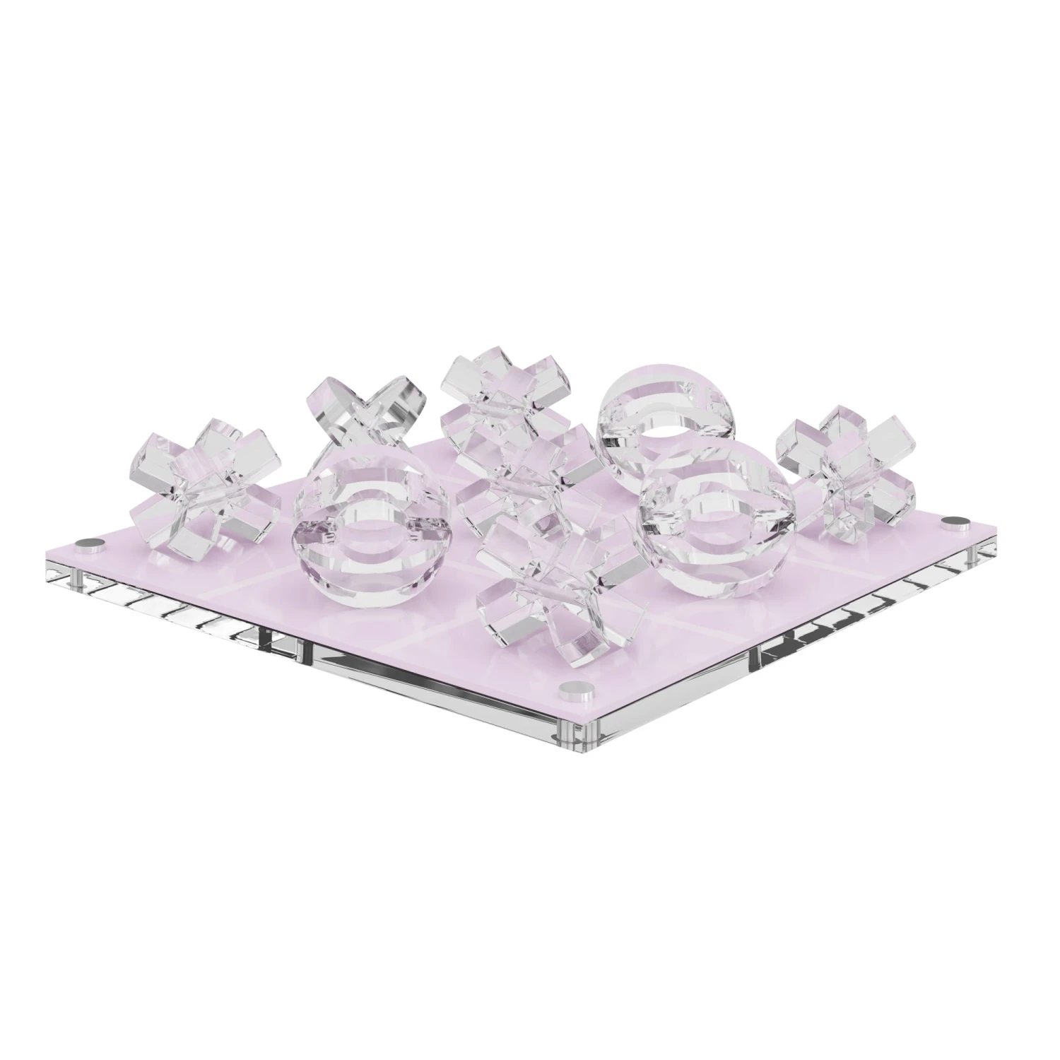 Tic Tac Toe Set - Lavender 4 Tic Tac Toe Set - Lavender - Image 2