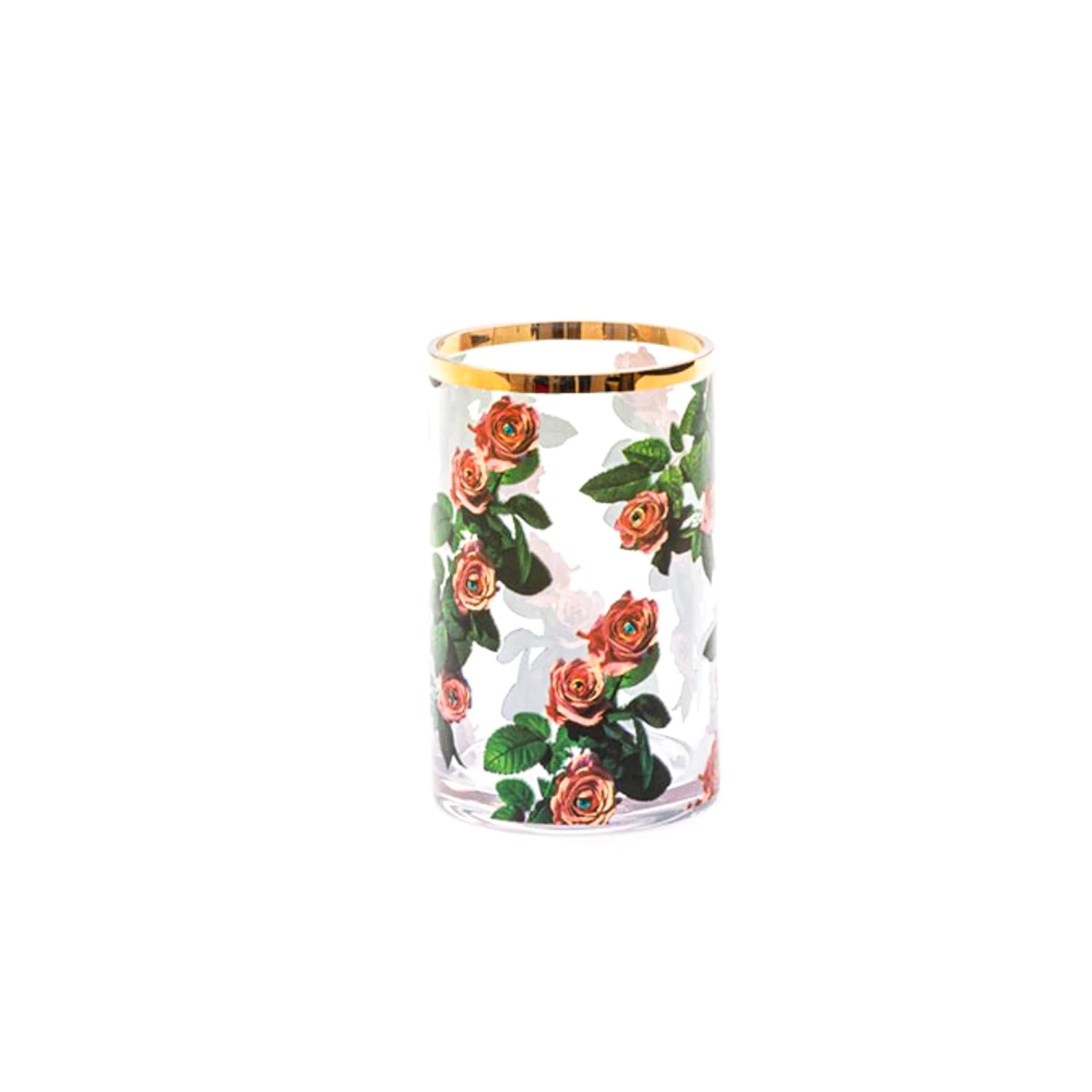 Toiletpaper Small Glass Vase - Roses By Seletti 3 Toiletpaper Small Glass Vase - Roses By Seletti